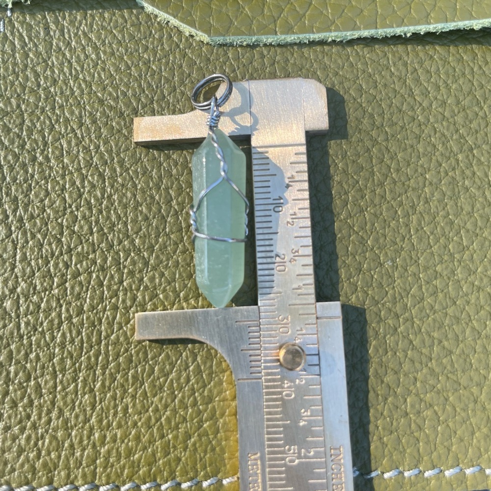 Green Aventurine Crystal Pendant - Picture 8 of 8